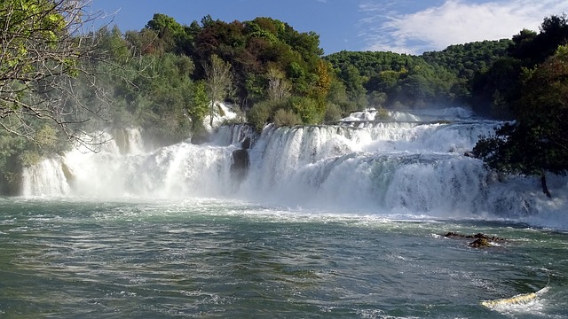 vodopády v Chorvatsku